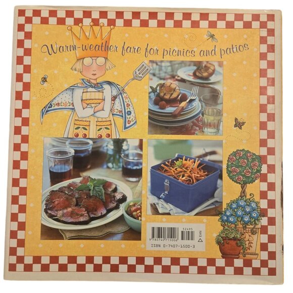 Mary Engelbreits Dining Out Cookbook 2001 Recipe Book Kitchen Collectible - Picture 2 of 16